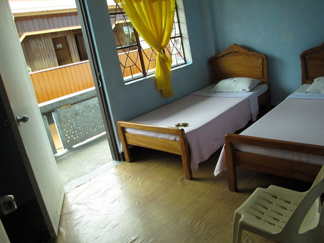 Banaue, Philippines, 3.50EUR (single, with private bathroom and balcony facing busy street without real view)