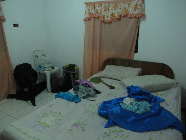 Tubigon, Philippines, 6EUR (double w/shared bathroom, in the middle of mangrove coast, scary @ high tide)