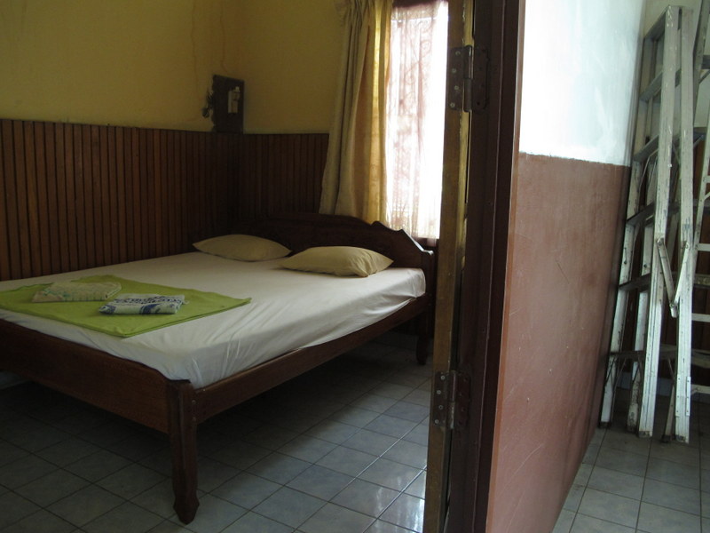 Kampong Cham, Cambodia, 3USD (shared bathroom, with teracce that closed early...)